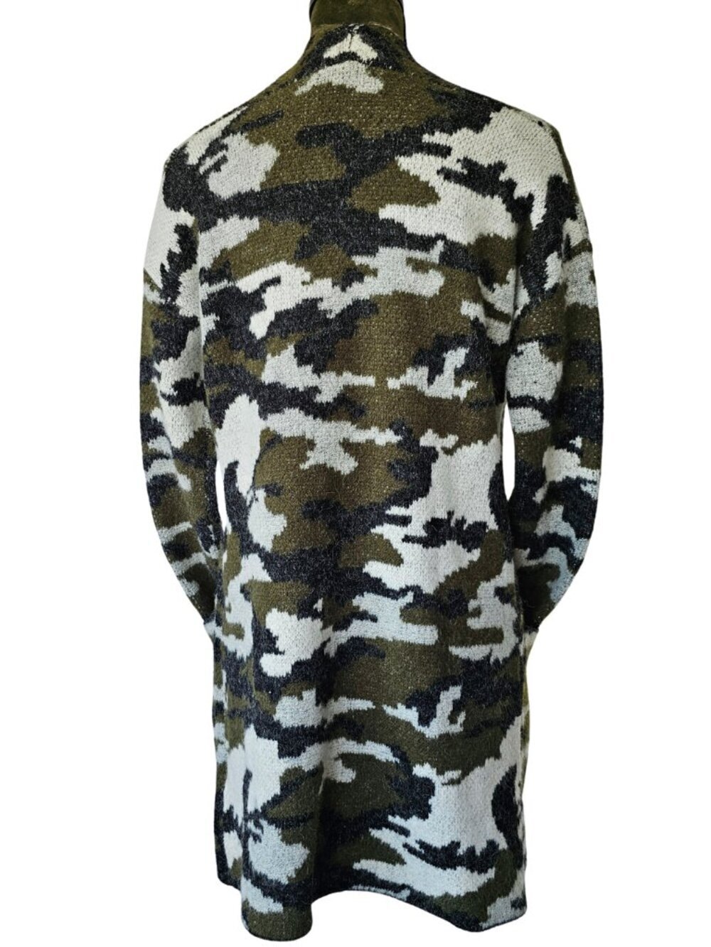 ✨Like New✨ Venus Camouflage Cardigan, Green/Black/White, Size XS - Picture 6 of 9